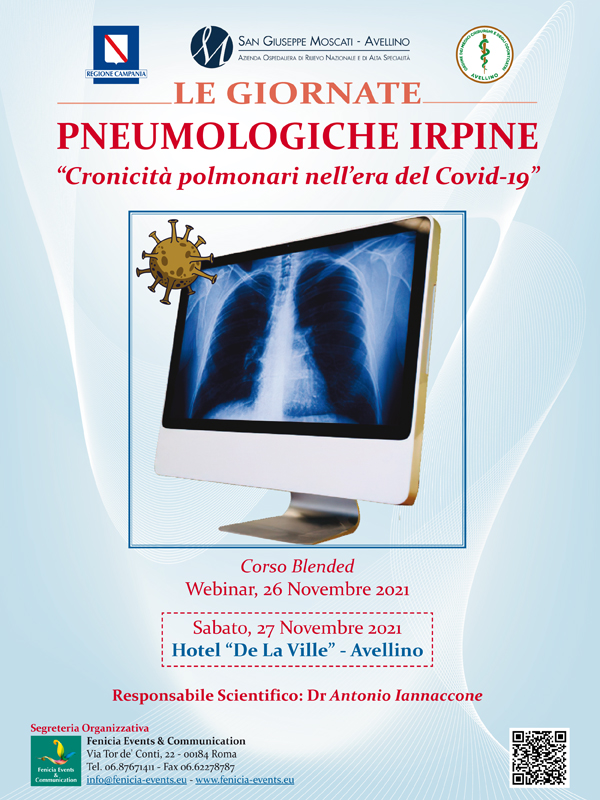 Programma LE GIORNATE PNEUMOLOGICHE IRPINE “Cronicità polmonari nell’era del Covid-19” - Corso Blended